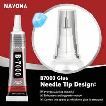 50 PCS 15ml B7000 Clear Super Glue, Rhinestone & Craft Glue With Precision Tip, Bedazzling Kit Supplies For Jewelry Making, DIY, Shoes, Crafts - 50 - 查看 3