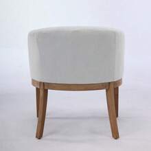 Dining Chairs - Beige + Chenille + Foam - View 8