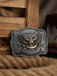 1个西部风格皮带扣，鹰形压纹独特皮带扣 - BH895 - 查看 8