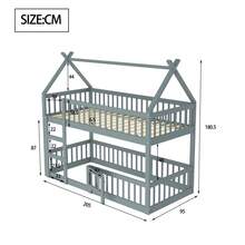 Kids Bed Frames, Headboards & Footboards - Gray + Wood + Wood - View 4