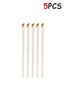 5/3/1pcs Pincel de Delineador Cerâmico em Forma de Nuvem, Pincel de Sobrancelha, Pincel Angulado Ultrafino para Desenho Preciso de Delineador, Pincel de Maquilhagem em Forma de Foice, Ferramenta de Beleza Portátil, Pincel de Delineador - Multicolorido - Ver 8