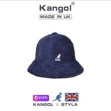 Kangol Kangaroo Fur Round-Brimmed Fisherman Hat For Women, Warm Plush Bucket Hat, Retro And Versatile Flat-Top Water Bucket Hat, Winter Accessory EWOI - 藍色圓頂兔毛漁夫帽 - 查看 6