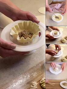 1 chiếc khuôn làm bánh bao chống dính dễ sử dụng - Dụng cụ nhà bếp hoàn hảo để làm bánh bao và há cảo, dễ vệ sinh, nồi hấp gia đình, dụng cụ nấu ăn cho người mới bắt đầu. - Xem 8