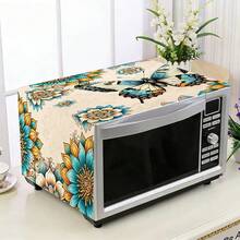 1 件骏马花微波炉防尘罩，家用烤箱烧烤防尘罩，防尘可水洗防尘罩，家用食品机械防尘罩，高档厨房储物柜防尘防污罩 - 覆蓋 - 查看 3