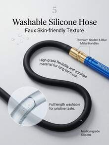 OBOVAY Bộ dụng cụ hút shisha cao cấp di động, bộ shisha mini/đơn/đa ống, chén hút bằng silicon và thép không gỉ, khay than bằng thép không gỉ, đồ dùng cho tiệc Ngày của Mẹ, shisha tụ họp bạn bè, phụ kiện shisha quán bar, quà tặng Ngày Valentine cho nam/nữ, giao hàng ngẫu nhiên (màu sắc và kiểu dáng ngẫu nhiên) - Một cỡ - Xem 7