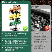 Coffee Capsule Storage Drawer - BlackRotating Slide - View 7