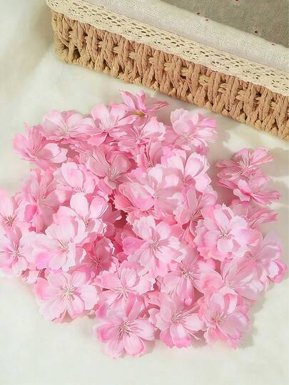 30朵迷你人造雏菊花头，丝绸假花，适用于家居装饰、婚礼装饰、工艺花环、礼品配件、生日、毕业典礼、秋季装饰等。