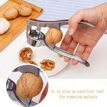 3-In-1 Stainless Steel Manual Garlic Press, Multifunctional Kitchen Garlic Crusher, Garlic Paste Squeezer Tool, Garlic Press, Kitchen Accessory, Functions: Garlic Press + Nutcracker + Bottle Opener, Compact And Durable Garlic And Ginger Grinder - Multicolor - View 5