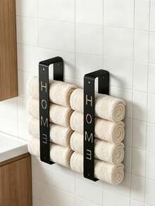 1 Giá Treo Khăn Tắm Hiện Đại Cho Phòng Tắm: Giá Treo Khăn Theo Chiều Dọc Tiết Kiệm Không Gian Với Kệ Mở - Chứa được nhiều khăn tắm và khăn mặt | Đồ Gia Dụng, Phụ Kiện Phòng Tắm, Giá Để Khăn - Nhiều màu - Xem 10
