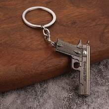 1 Peça Chaveiro Metálico Criativo Mini, Acessório de Carro Masculino, Pingente de Chaveiro Modelo de Simulação - Multicolorido - Visão 12