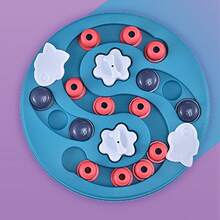 1PC Dog Puzzle Toys Slow Feeder, Interactive IQ-Enhancing Food Dispenser, Non-Slip Slow Eating Bowl, Cat And Dog Food Game, Durable And Easy To Clean, Anti-Choking Function, Slow Feed Treat Dispenser, Suitable For Small To Large Dog Breeds For Intelligence Training. - 彩色 - 查看 16