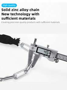 WEST BIKING Bicycle Chain Lock 4-Digit Combination Lock For Mountain/Road Bike Motorcycle Electric Scooter, Portable - Multicolor - View 8
