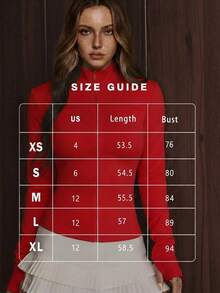 FWH Comfortable UV-Resistant Fitted Zip-Up Jacket, Stretchy Splice Sexy Zipper Front Casual Slim Fit Commute Date Essential Long Sleeve Lifestyle Yoga Outerwear Sports - Red - View 3