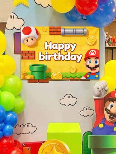 Sega Vải phông nền hoạt hình, 100*150cm. Vải phông nền trang trí tiệc sinh nhật hoạt hình. Thích hợp cho trang trí tiệc sinh nhật, kỷ niệm, ăn uống ngoài trời, đồ dùng tiệc sinh nhật, Ngày Valentine, Lễ Tạ ơn, Năm mới và các bữa tiệc sinh nhật khác.