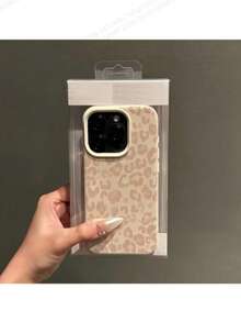1 ốp lưng điện thoại họa tiết da báo tối giản, thời trang, che phủ toàn màn hình, chống rơi, chống trầy xước, chống bám vân tay, chất liệu TPU mềm dẻo như da, tương thích với Apple 11/12/13/14/14Plus/15/15Plus/16/16Plus/7/8Plus/17/17Pro và các dòng máy khác, bảo vệ điện thoại. - Nhiều màu - Xem 3
