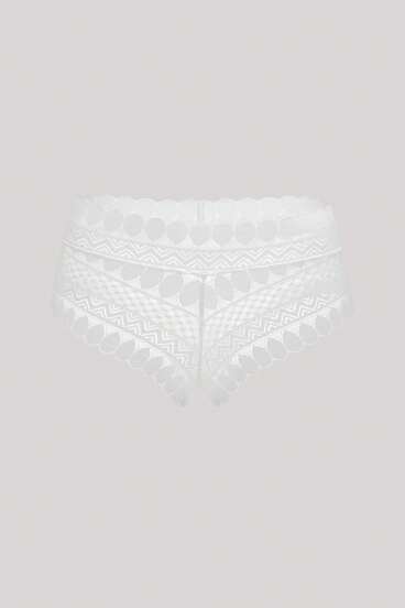 Hourtrue Hollow Out Scallop Trim Lace Panty Lingerie Bridallingerie