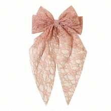 3 Peças Presilhas de Cabelo com Laço de Renda para Mulheres, Acessórios de Cabelo com Fita Longa de Bordado de Fada Doce e Elegante, Design de Bordado de Malha Estilo Floresta, Adereços de Decoração para Casamento e Noiva, Acessórios para Apresentação em Palco, Cosplay e Festa, Adequado para Ocasiões Especiais como Presentes Requintados para Família ou Amigos da Escola - Multicolorido - Visão 14