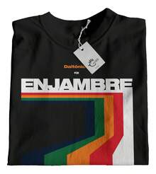 All IS ONE Playera Enjambre |   Daltónico - Negro - Ver 4