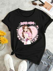 Women T-Shirts - Black - View 2