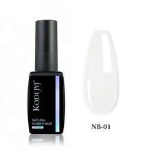 KODI JYJ 12ml 天然橡胶底油指甲油，半永久 UV LED 裸色底油指甲油，果冻色底油指甲油，混合凝胶 - 彩色 - 查看 17