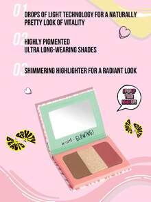 MISSLYN 1 pieza Paleta de Contorno Todo en Uno, Paleta de Contorno y Resalte Facial de 3 Colores, Sombra de Nariz y Rubor Iluminador, Polvo Mezclable Multiusos para Esculpir Mejillas y Silueta, Fiesta & Y2K, Vegano y Libre de Crueldad, Regalo de Belleza de Marca - 6N - Ver 5