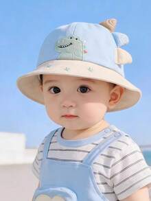 Dinosaur Rabbit Animal Baby Bucket Hat For Boys And Girls, Summer Sun Protection, Suitable For Daily Use - Multicolor - View 4