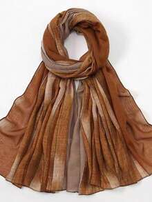 Women's Fashion Versatile Scarf, Suitable For Daily Wear,Beach,Holiday - Turmeric - View 2