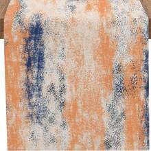Vintage Oil Painting Style Table Runner, Suitable For Restaurant, Wedding, Outdoor Party Dining Table Decor, Abstract Modern Orange Minimalist Dresser Scarf, Coffee Table Cloth, Runner - Multicolor - View 12