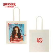 Netflix 1PC Officially Licensed Stranger Things Classic Print Large Capacity Daily Tote Bag - Multicolor - View 16