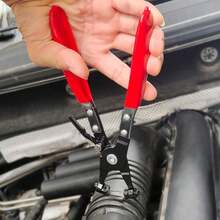 Automotive Hose Clamp, Multi-Function Hose Clamp Installation & Removal Tool, Round Flat Buckle Style Oil/Water Pipe, Radiator Binding & Disassembly Clamp, Automotive Repair Dedicated Rotary Clamp Tool - A - View 3