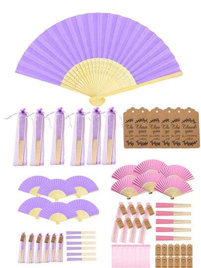 Bộ 3 quạt giấy gấp có tua rua làm quà tặng khách mời đám cưới; Quà tặng tiệc cô dâu, quạt cầm tay lễ cưới, trang trí tiệc cưới, phụ kiện chụp ảnh cho phù dâu, phụ kiện chụp ảnh cưới, quạt cưới cho cô dâu, quà tặng khu vực chào đón khách, quà tặng tiệc độc thân, quà nhỏ cho tiệc ngủ.