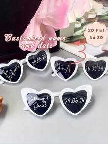 Kính mắt thời trang thiết kế riêng, phù hợp cho đám cưới, tiệc phù dâu, tiệc sinh nhật, kỷ niệm, lễ rửa tội, lễ tốt nghiệp, kính pha lê và nhiều dịp khác. - Nhiều màu - Xem 5