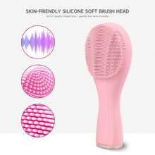 Electric Facial Cleansing Brush - Silicone Waterproof Face Scrubber With USB Charging - Xem 11
