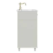 Vanity Unit With Ceramic Basin, Soft-Close Drawer, Modern Bathroom Furniture Offering Ample Storage Space, Metal Handles And Overflow Protection, 81 * 45.5 * 86.5 Cm, Green - Mint Green - View 11