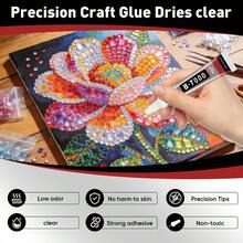 15 PCS 15ml B7000 Clear Super Glue, Rhinestone & Craft Glue With Precision Tip, Bedazzling Kit Supplies For Jewelry Making, DIY, Shoes, Crafts - 15 - View 3