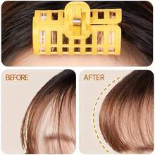 A Set Of 2 Convenient Hair Curlers That Create Fluffy And Natural Volume, Featuring A Root Clip For Instant Bangs. This No-Heat Curling Tool Is Perfect For , Suitable For Both Long And Short Hair - Nhiều màu - Xem 2