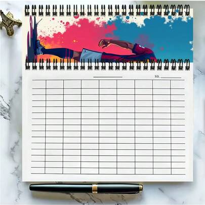 A5 Versatile Grid Notebook With Cool Football Themed Cover, Suitable For Work, Study, School Attendance, Company Finance, Accounting, Memo, Time Tracking, Inventory Management, And Business Meeting Notes, 100 Pages/50 Sheets, Practical Choice