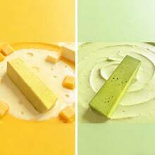 1 món đồ chơi bóp mềm hình bánh phô mai trà xanh và bánh phô mai xoài siêu mềm mới, đồ chơi giảm căng thẳng, quà tặng hài hước. - Nhiều màu - Xem 2