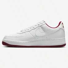 Nike KB Air Force 1 Low Men's White Team Red IB0018-101 - Red and White - View 1