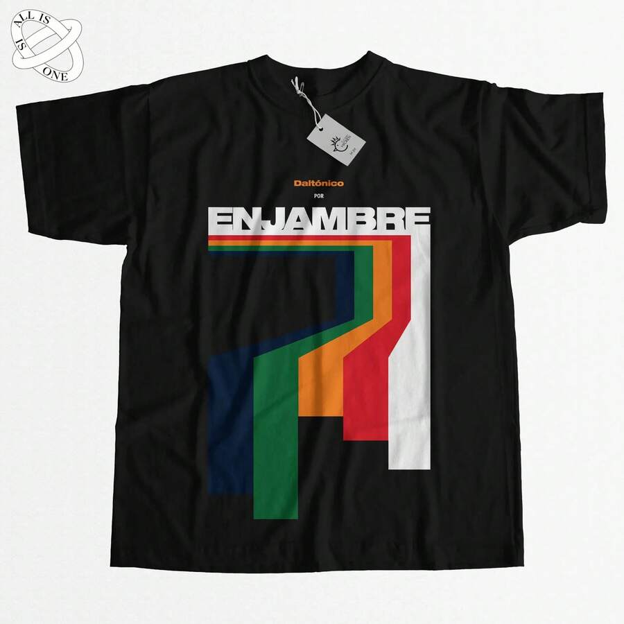 All IS ONE Playera Enjambre | Daltónico - Negro - Ver 1