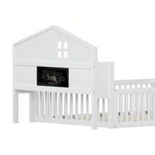 Kids Bed Frames, Headboards & Footboards - White+Solid Wood+140cm*200cm - View 11