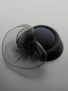 HITYfascinator 1件装女士花朵面纱网纱羽毛头饰，适用于万圣节角色扮演、新娘婚礼、下午茶派对等场合，可作赛马帽、德比帽、教堂帽等，带夹子 - 彩色 - 查看 27