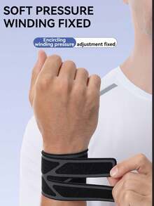 1pc Lightweight Basketball/Badminton/Running/Cycling Adjustable Wrist Support Wrap - Multicolor - View 4