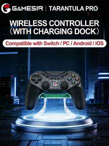 Tay cầm chơi game GameSir-T3 Pro "Cửu Vĩ Hồ", Phiên bản cơ bản | Phiên bản cao cấp, Màu đen - Xem 1