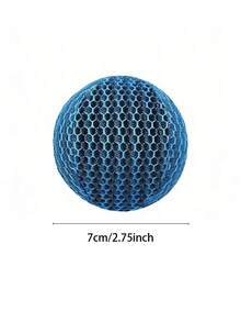 2个/套热水浴缸杂物吸附球，游泳池杂物吸附球，可重复使用的热水浴缸杂物吸附海绵，可清洗的漂浮过滤器，保持热水浴缸和游泳池水质清洁 - 深藍色 - 查看 10