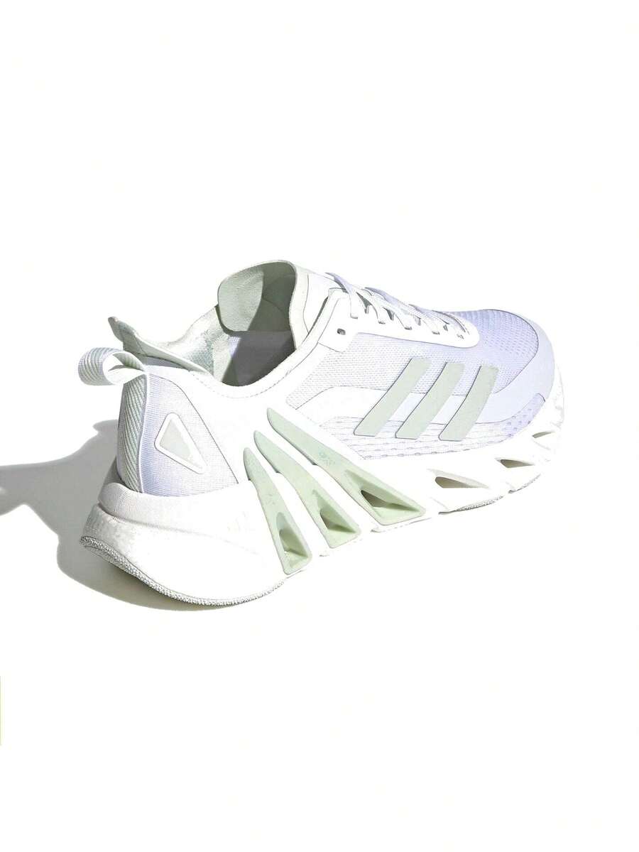 Adidas 男鞋女鞋新款休閒運動跑步鞋 - 灰色/綠色 - 查看 1