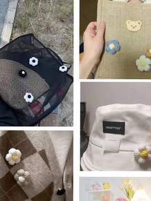 10/20/30个手工钩编彩色绒球装饰，可爱DIY绒球，适用于工艺品、相框、服装、雨伞、窗帘、布艺贴花等，是情人节、生日、毕业典礼、返校季、卧室、书房、厨房等场合的可爱家居装饰。 - 彩色 - 查看 6