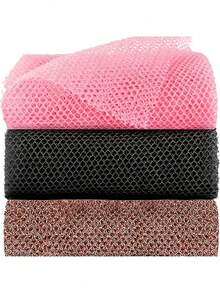 Toalla de baño exfoliante estilo japonés - Esponja de masaje y exfoliación de doble cara, diseño a rayas de microfibra ultrasuave, ducha cuadrada, adecuada para hombres y mujeres, accesorio esencial de cuidado diario para el baño, accesorio de ducha, estilo moderno, tela, paño de limpieza - Multicolor - Ver 7
