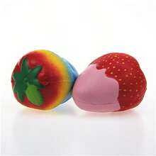 Slow Rise PU Realistic Watermelon Slice Squishy  Fruit Stress Relief Fidget  Decompression Sensory Novelty Squeeze Fruit - 1PC - View 1