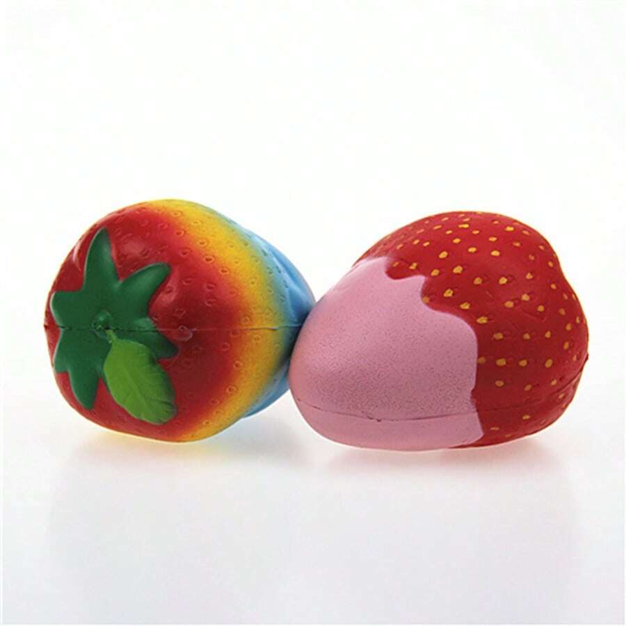 Slow Rise PU Realistic Watermelon Slice Squishy  Fruit Stress Relief Fidget  Decompression Sensory Novelty Squeeze Fruit - 1PC - View 1